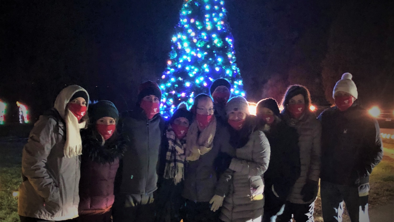 Group photo from the 2020 Christmas Party